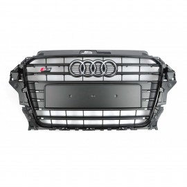 AUDI A3 8V S3 BLACK FRONT GRILL