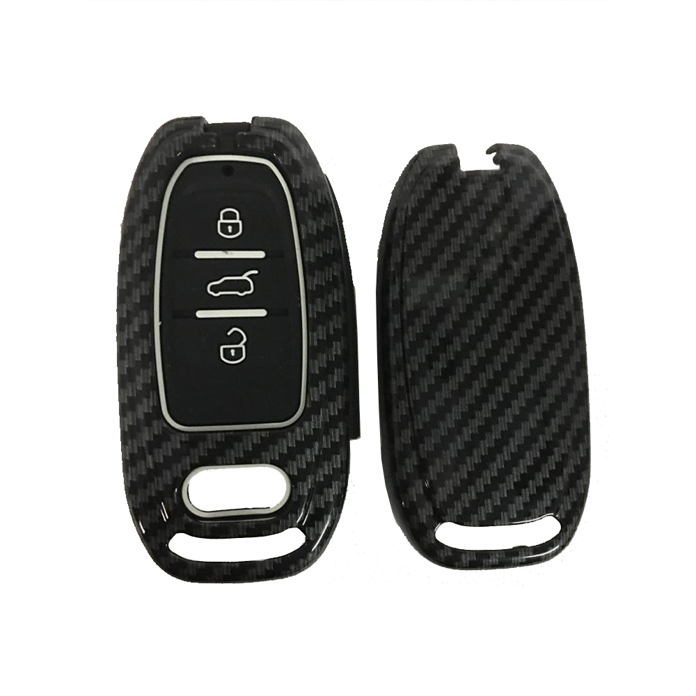 AUDI ALLOY CARBON FIBER KEY CASE OLD