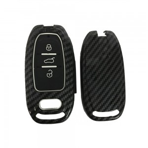 AUDI ALLOY CARBON FIBER KEY CASE OLD