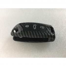 AUDI ALLOY CARBON FIBER KEY CASE NEW