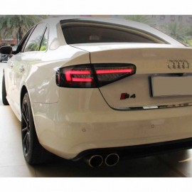 AUDI A4 B8.5 4D BLACK TAIL LIGHT WITH SEQUENTIAL INDICATOR