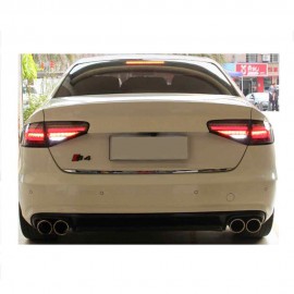 AUDI A4 B8.5 4D BLACK TAIL LIGHT WITH SEQUENTIAL INDICATOR