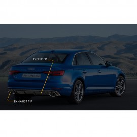 AUDI A4 B9 RS4 BODY KIT WITH DIFFUSER