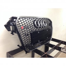 AUDI A4 B9 RS4 LOOK FRONT GRILL SILVER