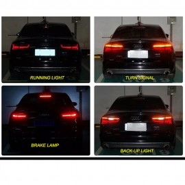 AUDI A6 C7 S6 TAIL LIGHT WITH SEQUENTIAL RED