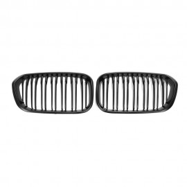 BMW 1 SERIES F20 DUAL BAR BLACK FRONT GRILL