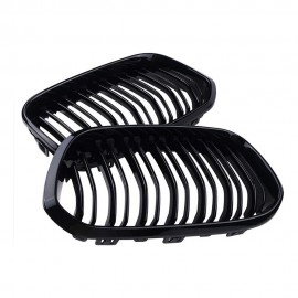BMW 1 SERIES F20 DUAL BAR BLACK FRONT GRILL