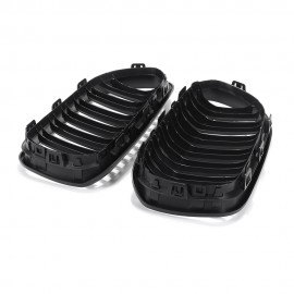 BMW 1 SERIES F20 DUAL BAR BLACK FRONT GRILL