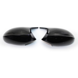BMW 3 SERIES E90 PRE LCI GLOSSY BLACK M MIRROR COV..