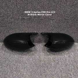 BMW 3 SERIES E90 PRE LCI GLOSSY BLACK M MIRROR COVER