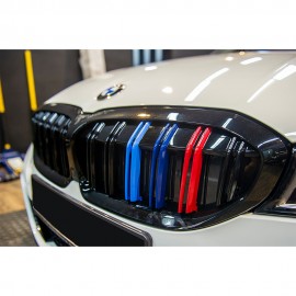 BMW 3 SERIES G20 DUAL BAR M POWER FRONT GRILL