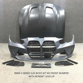 BMW 3 SERIES G20 M3 CS FRONT BUMPER WITH BONNET
