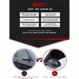 BMW 3 SERIES E90 M3 CARBON FIBER MIRROR COVER