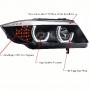 BMW 3 SERIES E90 3D HEAD LIGHT