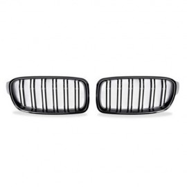 BMW 3 SERIES F30 M FULL BLACK DOUBLE BAR FRONT GRILL
