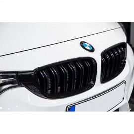BMW 3 SERIES F30 M FULL BLACK DOUBLE BAR FRONT GRILL