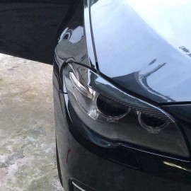 BMW 5 SERIES F10 CARBON FIBER HEAD LIGHT EYE SHADOW