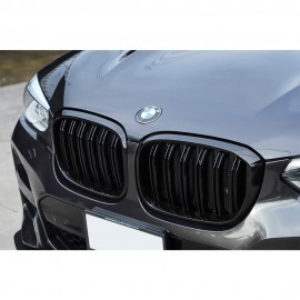 BMW X3 / X4 G01 / G02 DUAL BAR BLACK FRONT GRILL
