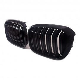 BMW X3 / X4 G01 / G02 DUAL BAR BLACK FRONT GRILL