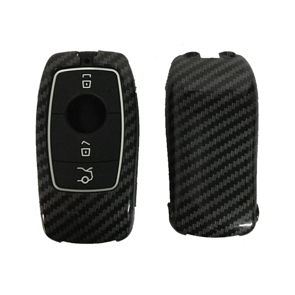 MERCEDES BENZ ALLOY CARBON FIBER KEY CASE OLD