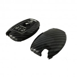 MERCEDES BENZ ALLOY CARBON FIBER KEY CASE NEW
