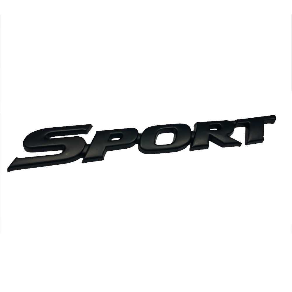 CAR LOGO SPORTS V1 BLACK FOR UNIVERSAL CAR MODEL
