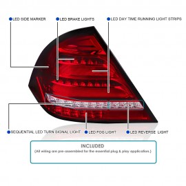 MERCEDES BENZ C CLASS W203 LED TAIL LIGHT