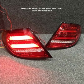 MERCEDES BENZ C CLASS W204 W205 INSPIRED RED TAIL LIGHT
