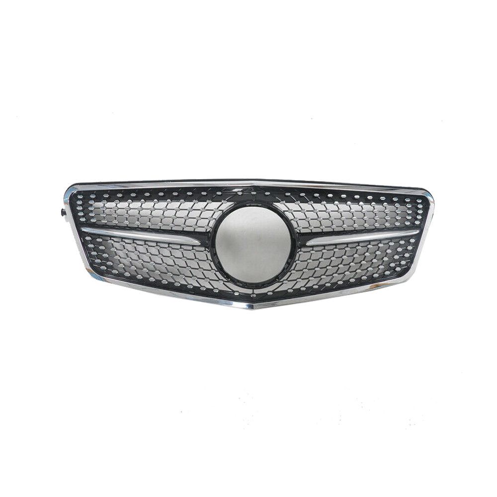 MERCEDES BENZ E CLASS W212 PRE FACELIFT DIAMOND SILVER FRONT GRILL