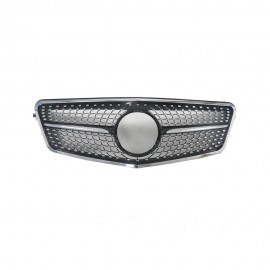MERCEDES BENZ E CLASS W212 PRE FACELIFT DIAMOND SILVER FRONT GRILL