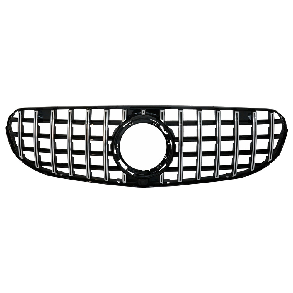 MERCEDES BENZ GLS X253 FACELIFT GTR SILVER FRONT GRILL