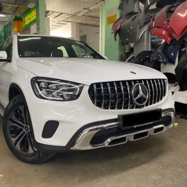 MERCEDES BENZ GLS X253 FACELIFT GTR SILVER FRONT GRILL