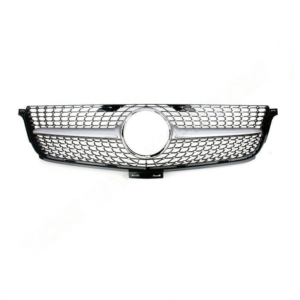 MERCEDES BENZ ML W166 DIAMOND SILVER FRONT GRILL