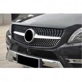 MERCEDES BENZ ML W166 DIAMOND SILVER FRONT GRILL