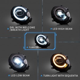 MINI COOPER R56 / R57 LED HEAD LIGHT