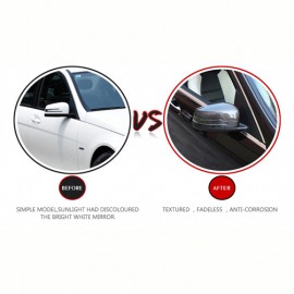 MERCEDES BENZ C CLASS W204 AMG CARBON FIBER MIRROR COVER