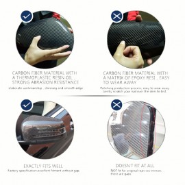 MERCEDES BENZ C CLASS W204 AMG CARBON FIBER MIRROR COVER