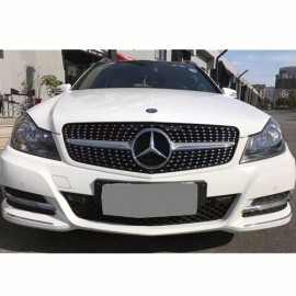 MERCEDES BENZ C CLASS W204 DIAMOND FRONT GRILL