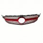 MERCEDES BENZ C CLASS W205 DIAMOND FRONT GRILL RED