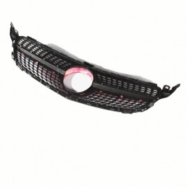 MERCEDES BENZ C CLASS W205 DIAMOND FRONT GRILL RED