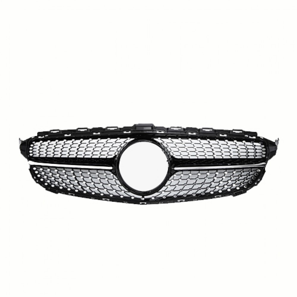 MERCEDES BENZ E CLASS W213 DIAMOND FRONT GRILL WITHOUT CAMERA HOLE