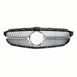 MERCEDES BENZ E CLASS W213 DIAMOND FRONT GRILL WITHOUT CAMERA HOLE