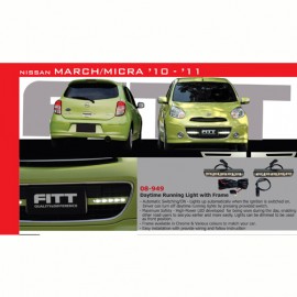 NISSAN MICRA DAY RUNNING LIGHT WITH WIRING WITH SWITCH FITT