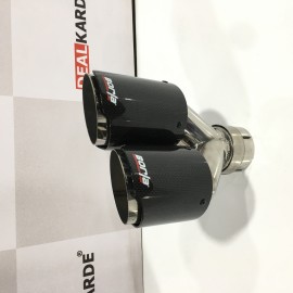 UNIVERSAL BORLA GLOSSY DUAL EXHAUST TIP