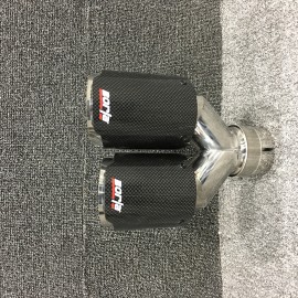 UNIVERSAL BORLA GLOSSY DUAL EXHAUST TIP