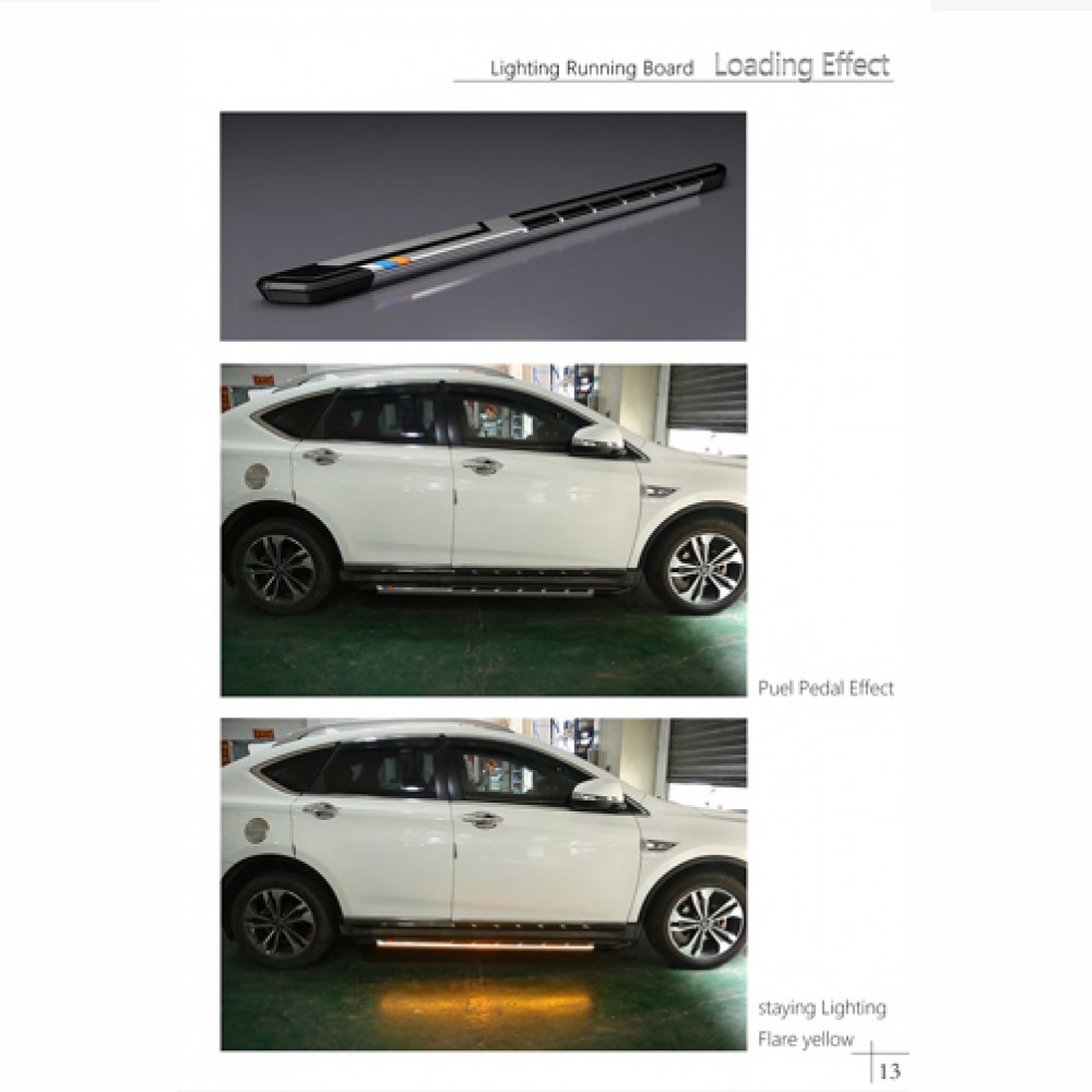 UNIVERSAL RUNNING BOARD LED WHITE BY MOBILE APP 1820MM