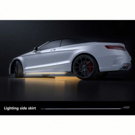 UNIVERSAL SIDE SKIRTS LED WHITE BY MOBILE APP 1720MM