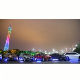 UNIVERSAL RUNNING BOARD LED BLUE BY MOBILE APP 1900MM