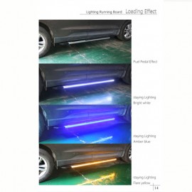 UNIVERSAL RUNNING BOARD LED BLUE BY MOBILE APP 1900MM